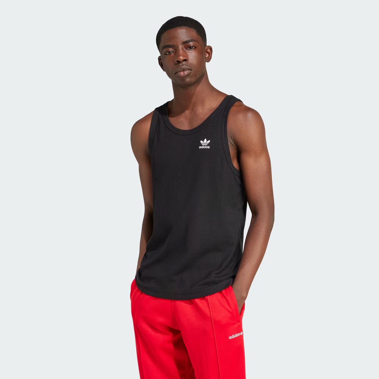 

Майка Trefoil Essentials Adidas, цвет Black