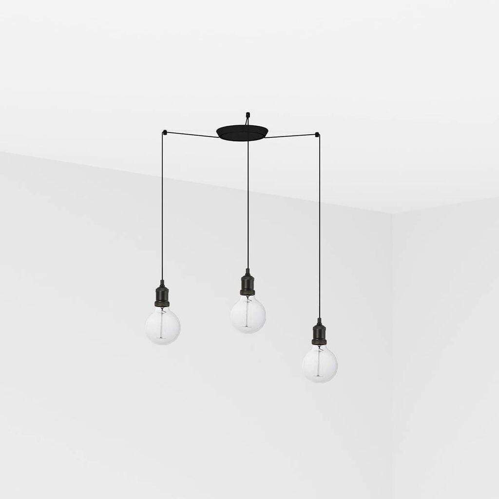 

Подвесной светильник Faro Art Black Лампа 1Xe27 2M Кабель 3L, черный