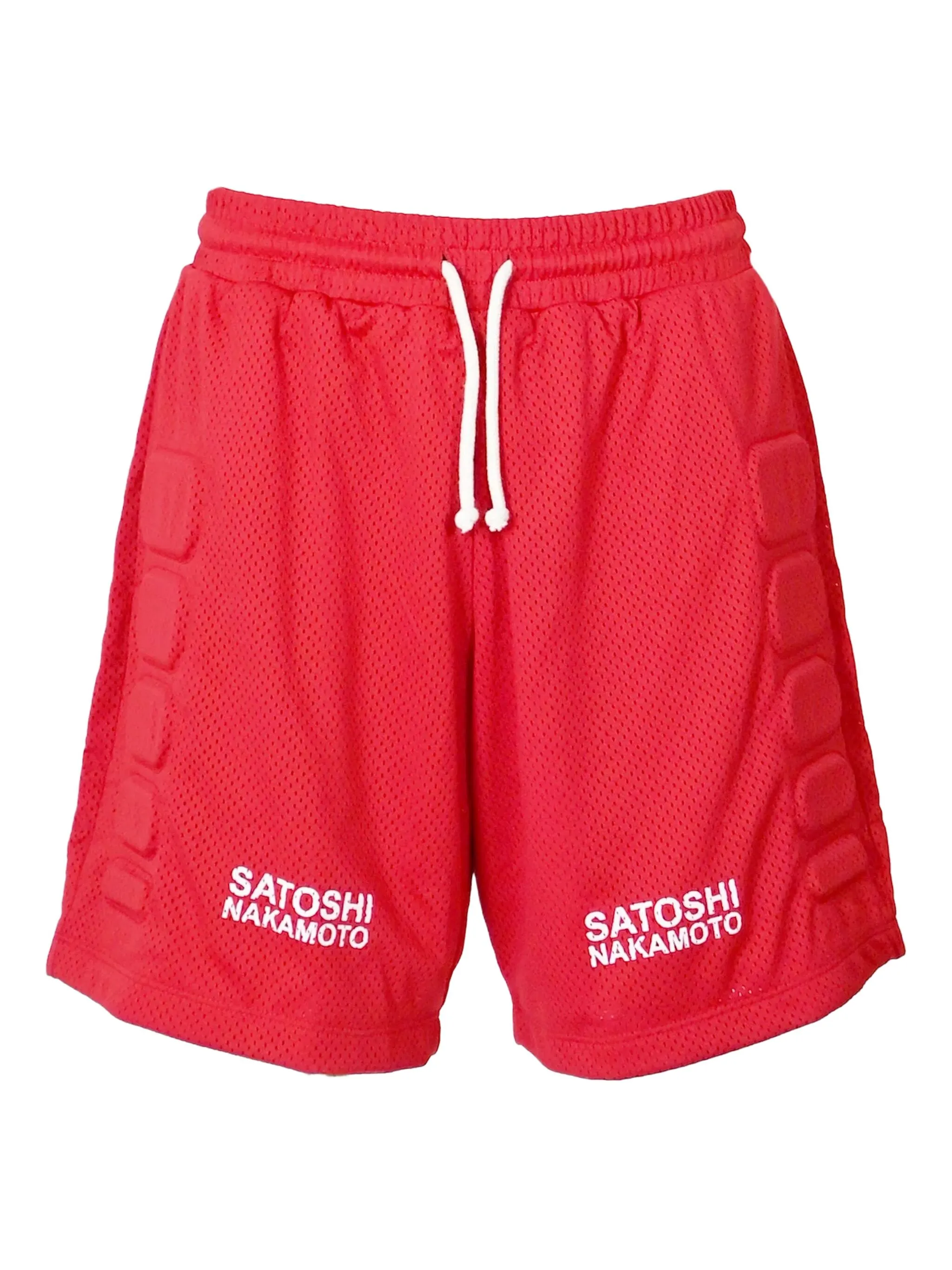 

Сетчатые шорты Satoshi Nakamoto, красный