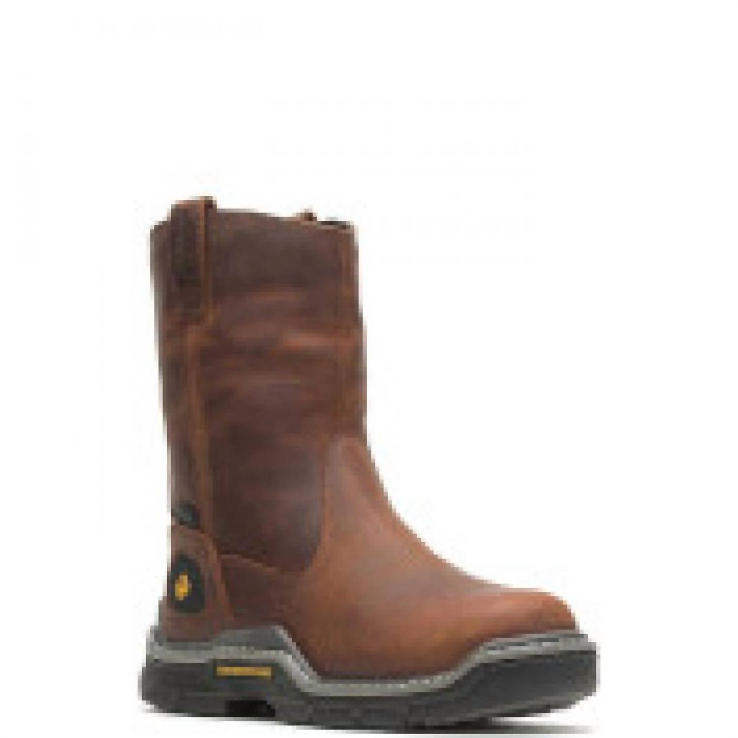 Мужские ботинки Raider DuraShocks Slip On с композитным носком цвета арахис Wolverine, Peanut — фото 2