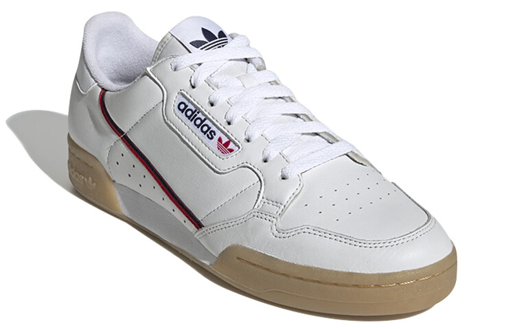 Кроссовки Adidas Originals Continental Unisex, белый/коричневый/красный — фото 3