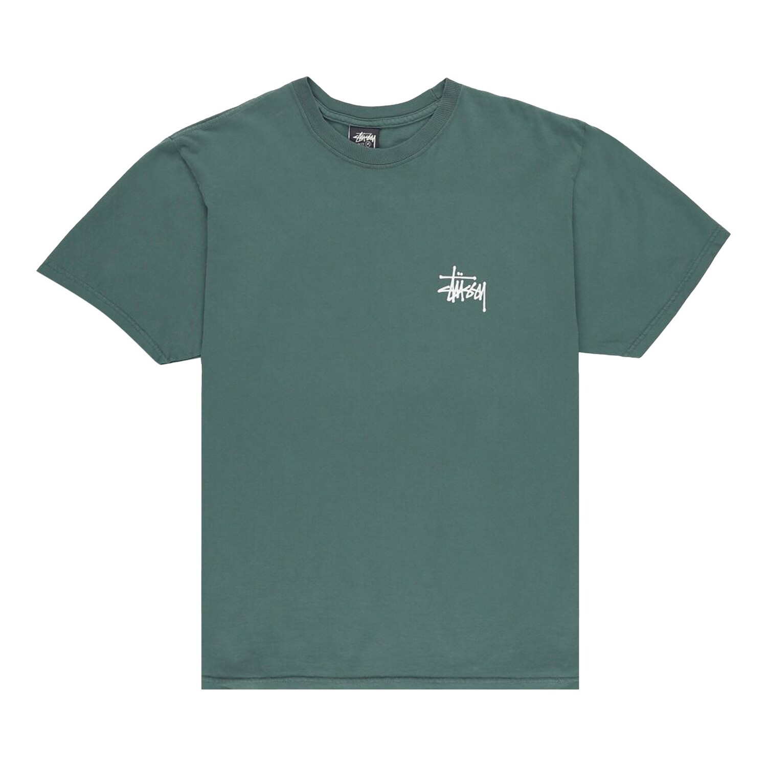 

Базовая футболка Stussy, окрашенная в пигмент, Лес