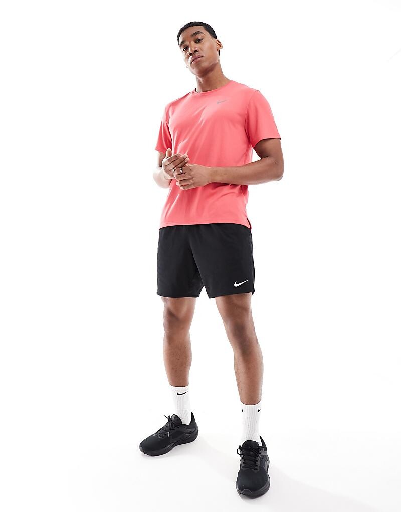 

Nike Running – Miler Dri-FIT – Розовая футболка