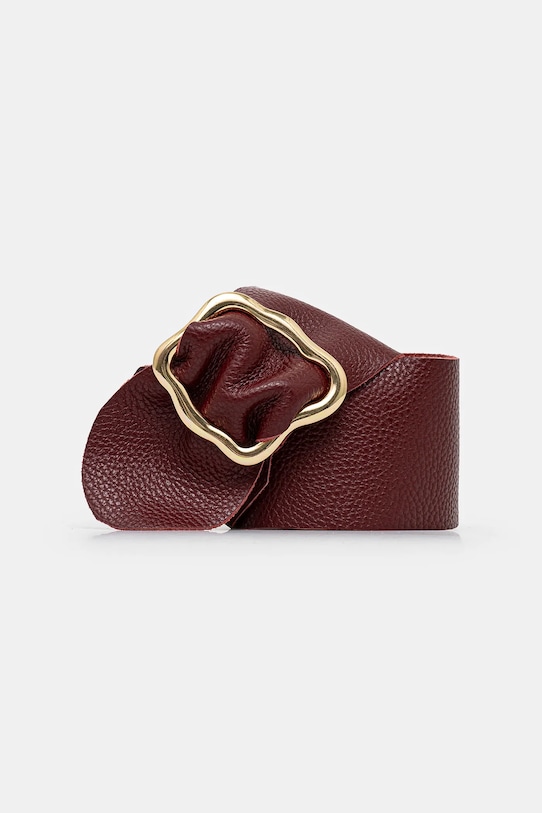 

Кожаный ремень Answear.Lab, бордовый
