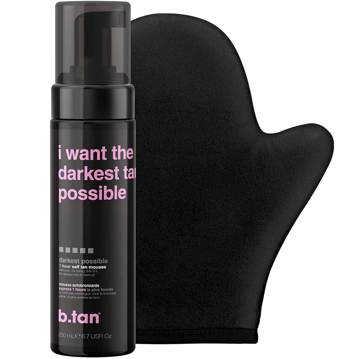 Набор для автозагара b.tan Get the Darkest Tan Possible, 200 мл B.Tan