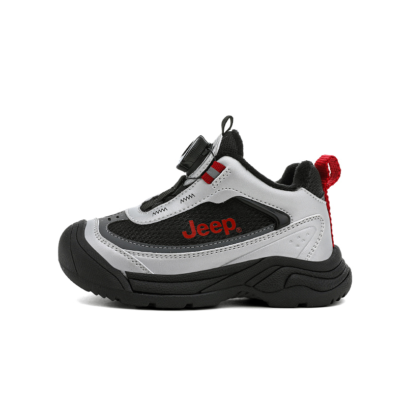 

Кроссовки Mid top для бега Kids' Jeep, titanium серебро/obsidian черный[thickened and fleece-lined-warmth locking]