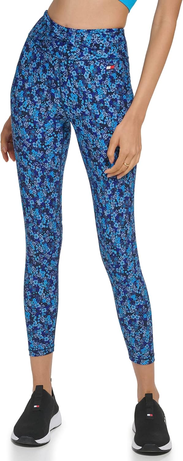 

Женские леггинсы Tommy Hilfiger с принтом и высокой талией, Navy Combo