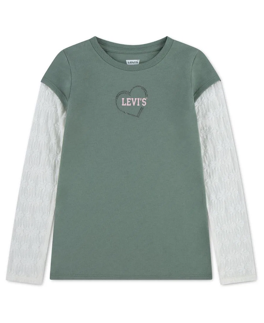 Футболка-двафер с длинным рукавом и принтом Levi's, Sea Spray