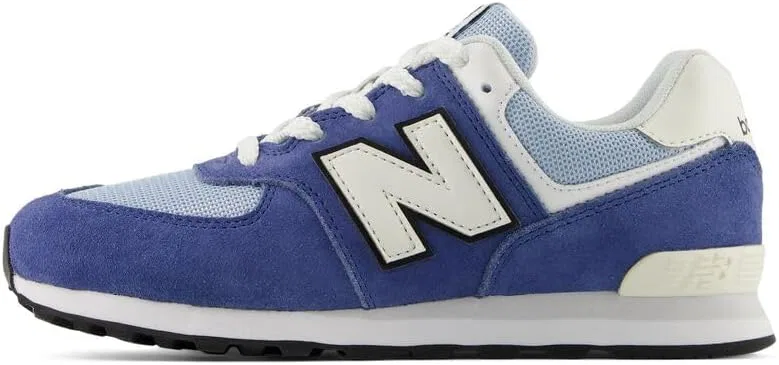 Детские кроссовки на шнуровке 574 V1 New Balance, Magic Blue/Oxford Blue — фото 2