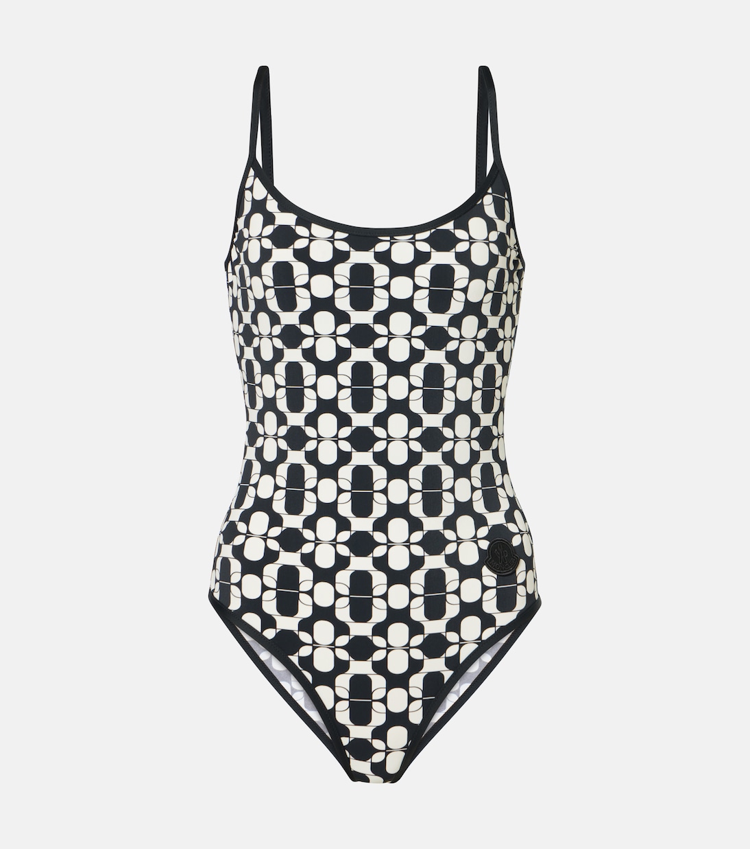 

Печатный купальник Moncler, Print White Navy