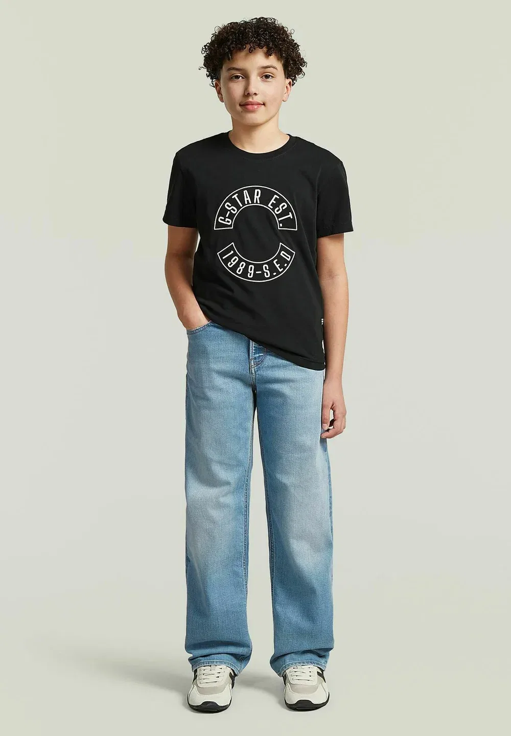 Детские джинсы Dakota прямого кроя - джинсы свободного кроя G-Star, Lt Indigo Aged