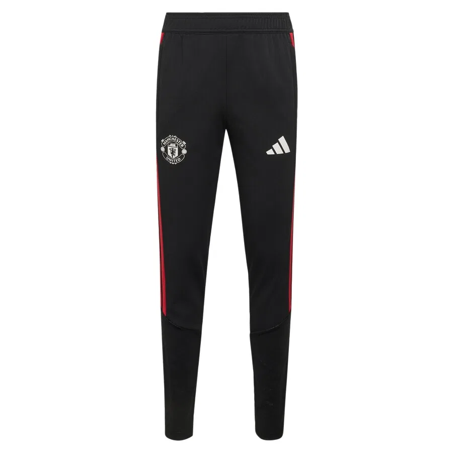 Спортивные брюки ADIDAS PERFORMANCE Slim fit 'Manchester United 26/27 Tiro' черного цвета