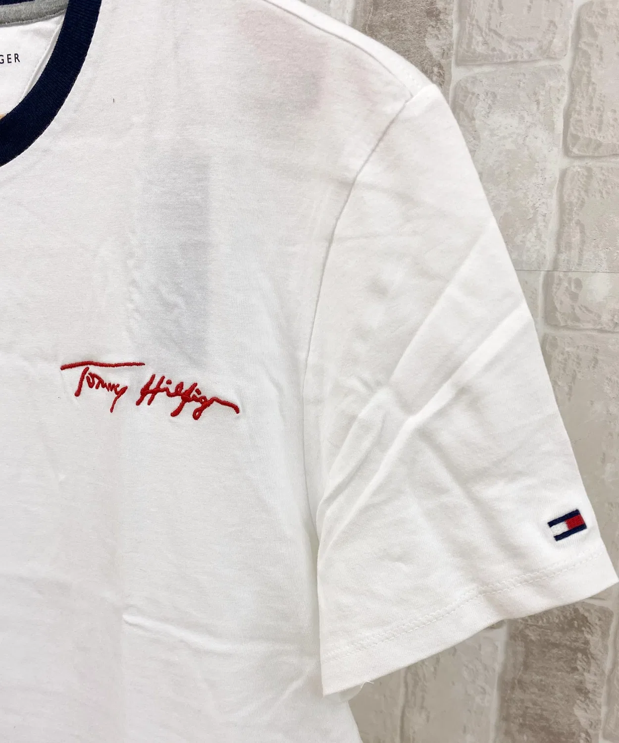 Мужская футболка с принтом CEPTOR TEE TOMMY HILFIGER, Grey — фото 2