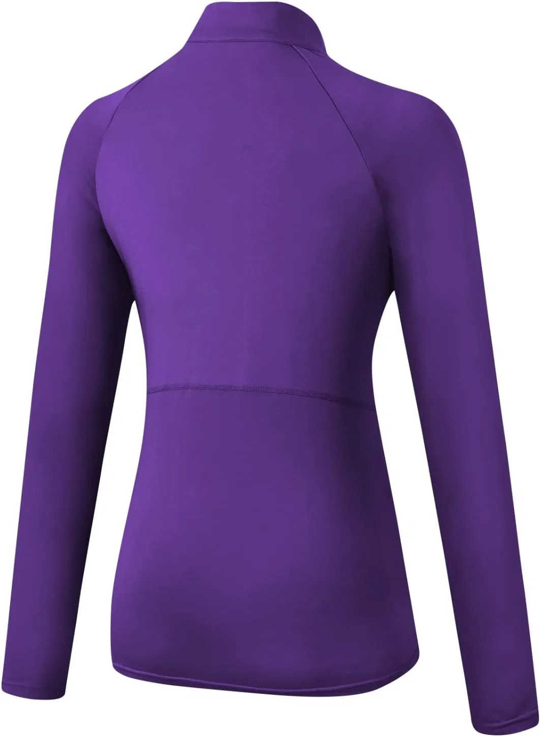Женская рашгард футболка с длинным рукавом для бега и йоги, Purple — фото 4