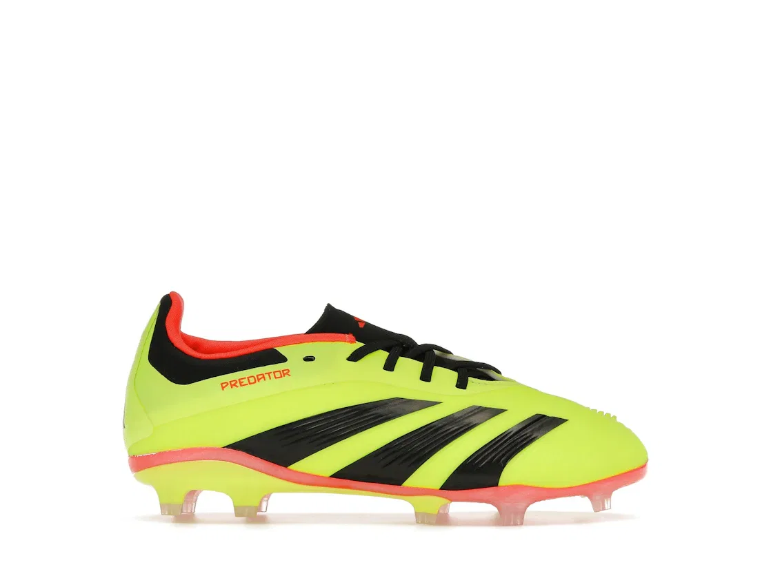 Детские бутсы Predator 24 Elite FG Adidas, Team Solar Yellow 2 Core Black Solar Red