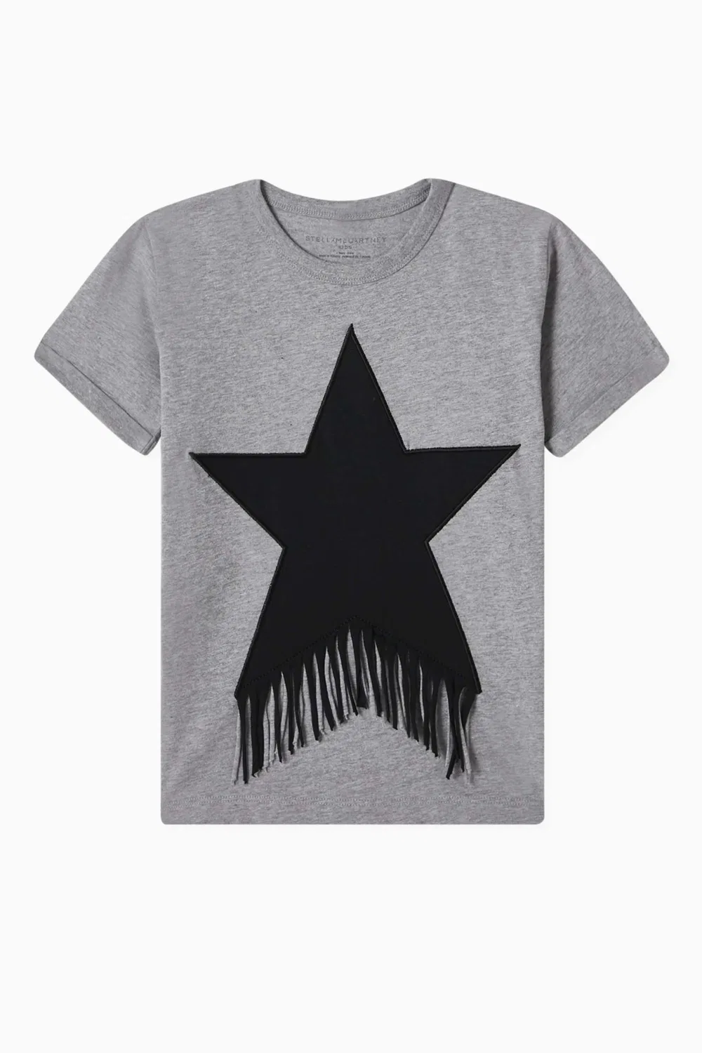 Футболка с бахромой в виде звезд Star Fringe Stella McCartney