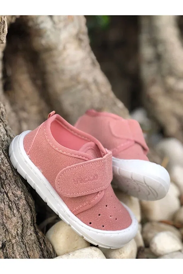 Детские туфли для девочек с ортопедической стелькой Vicco, Pink — фото 3
