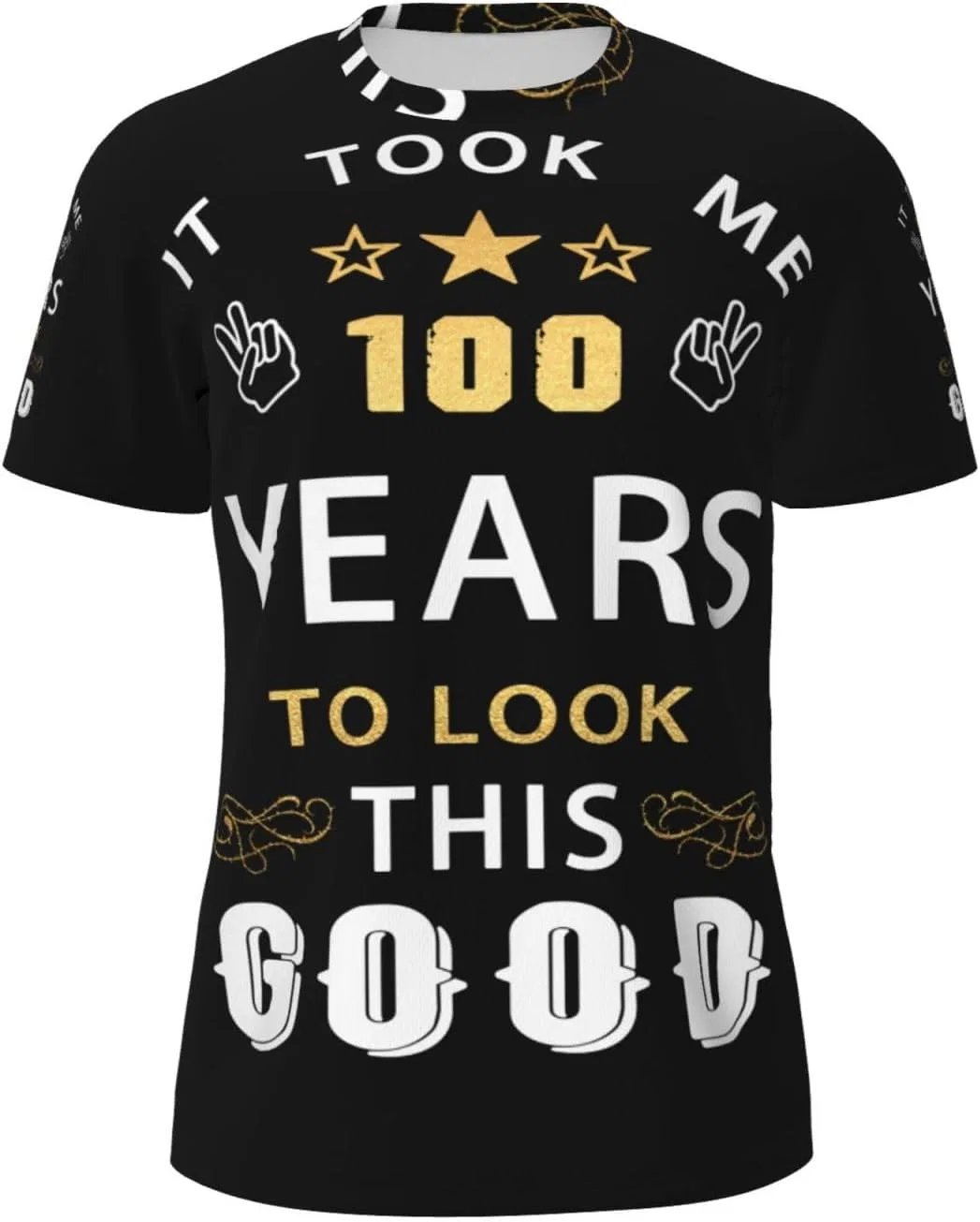 Мужская футболка с надписью Happy 100th Birthday, Happy 100th Birthday