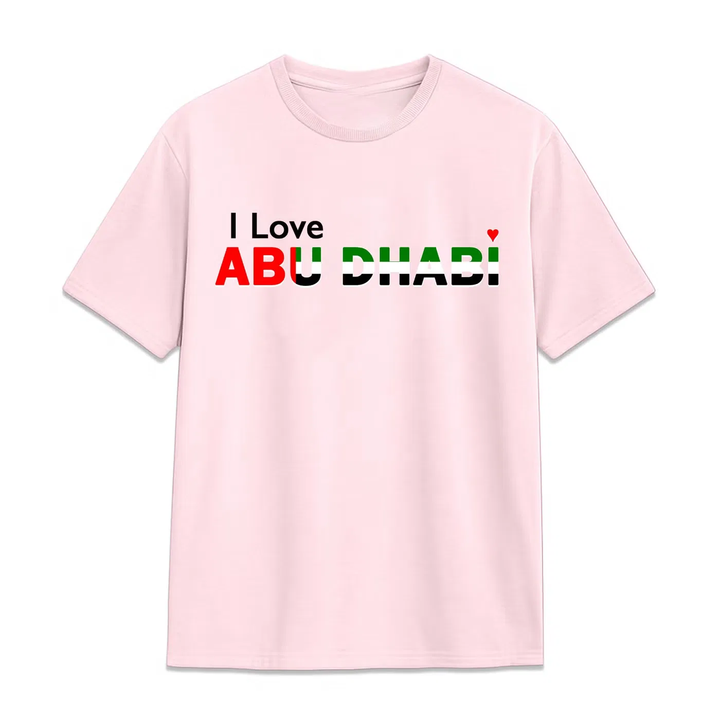 Футболка с принтом I Love Abu Dhabi Yoo Street, розовый