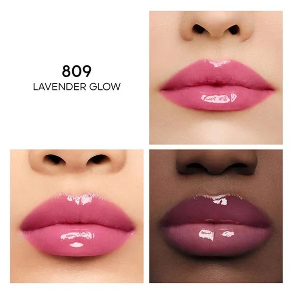 Масло-тинт для губ Guerlain KissKiss Bee Glow, 809 lavender glow — фото 4