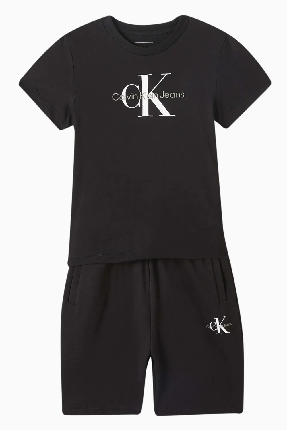 Футболка хлопковая Ck Monogram Calvin Klein, черный — фото 2