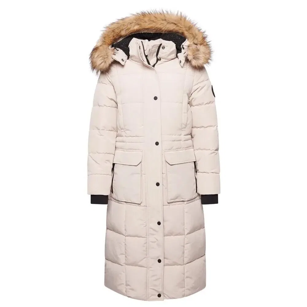 Женская длинная стеганая куртка-парка Superdry Everest, Grau