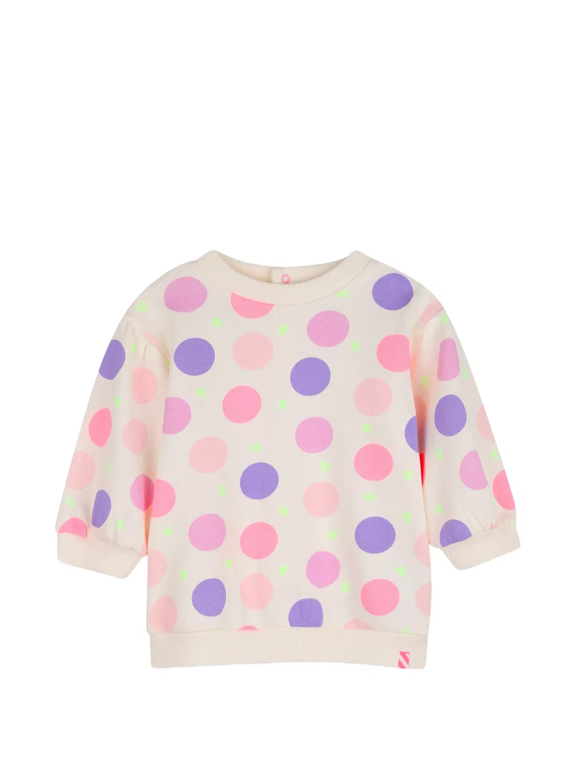 Платье в горох Billieblush, нейтральные цвета