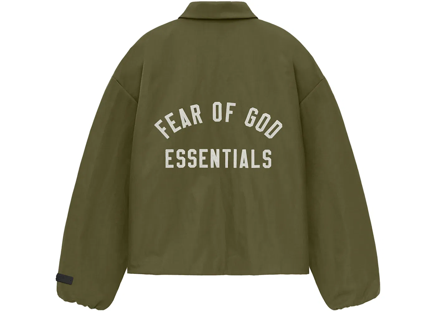 Мужская куртка-тракер из текстурированного нейлона Fear of God Essentials, Military