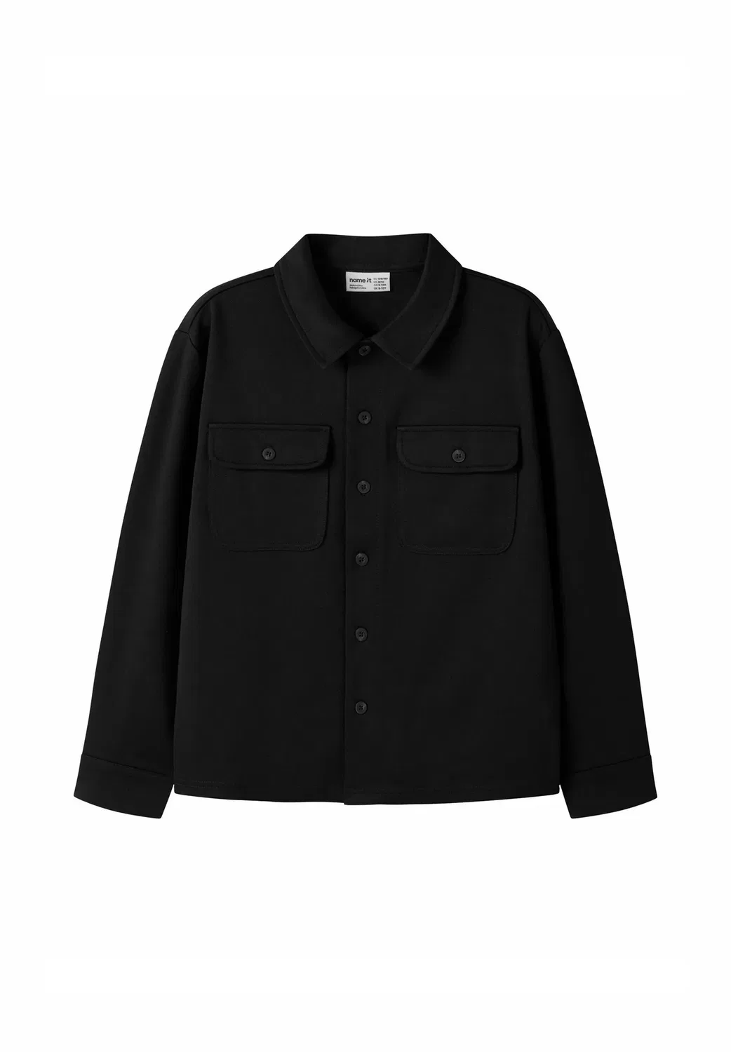 Рубашка свободного кроя - легкая куртка Name It, Black