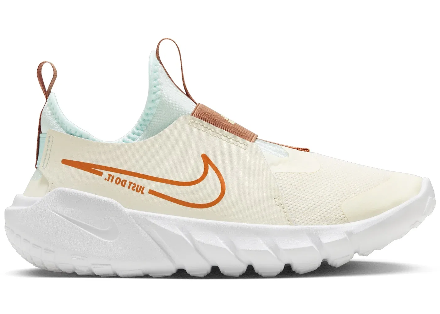 Детские кроссовки Lifestyle Nike Flex Runner 2, Light Ivory White Amber Brown Bright Orange