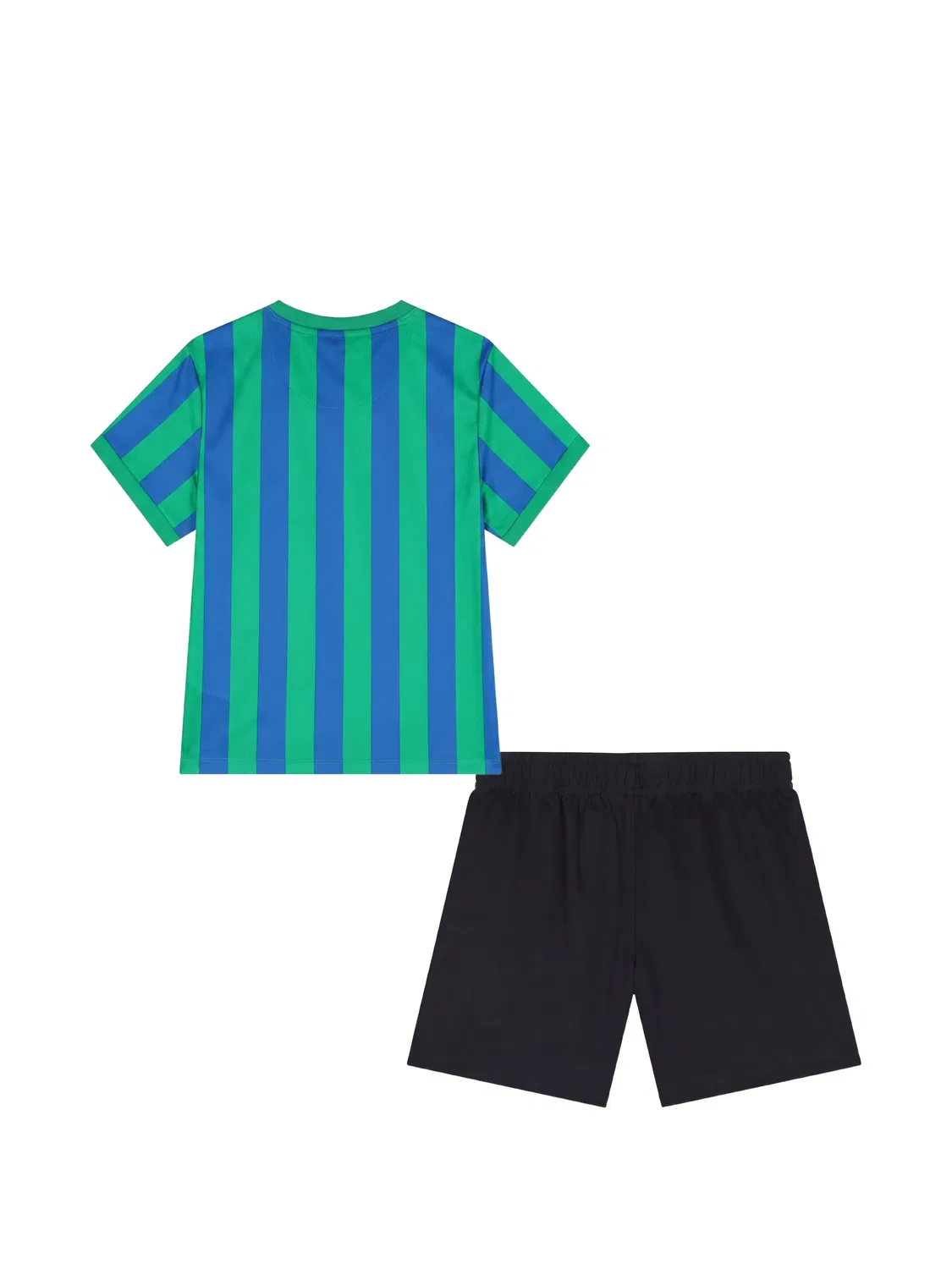 Комплект из футболки и шортов с логотипом Nike Kids, черный — фото 2