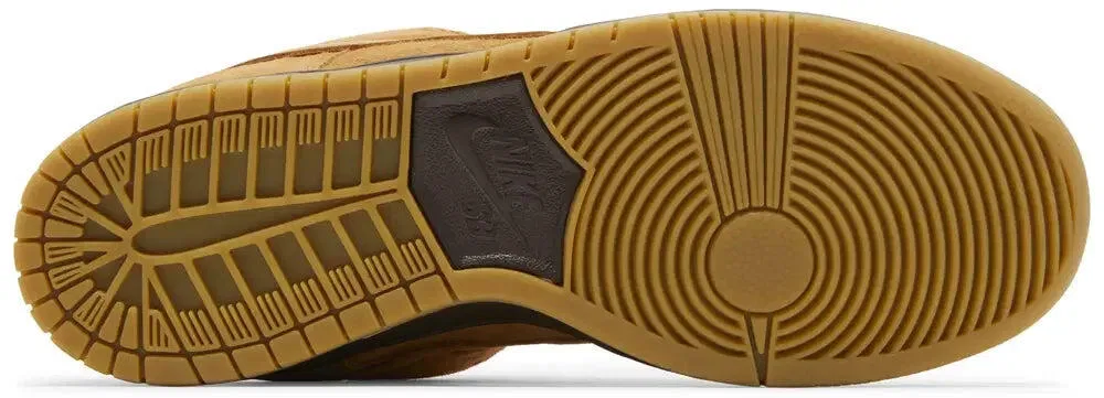 Детские кроссовки для скейтбординга SB Dunk Low Nike, Wheat Dark Mocha — фото 3