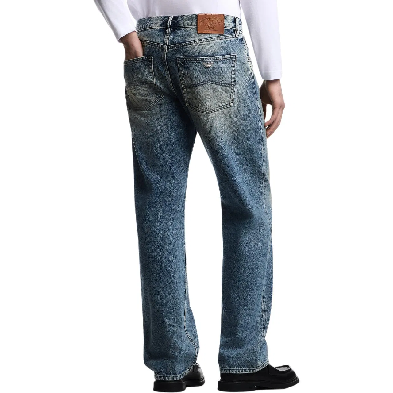 Джинсы Emporio Armani Men's Blue — фото 4