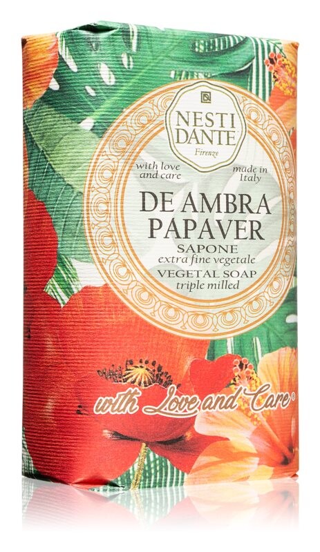 

Очень нежное, натуральное мыло Nesti Dante De Ambra Papaver
