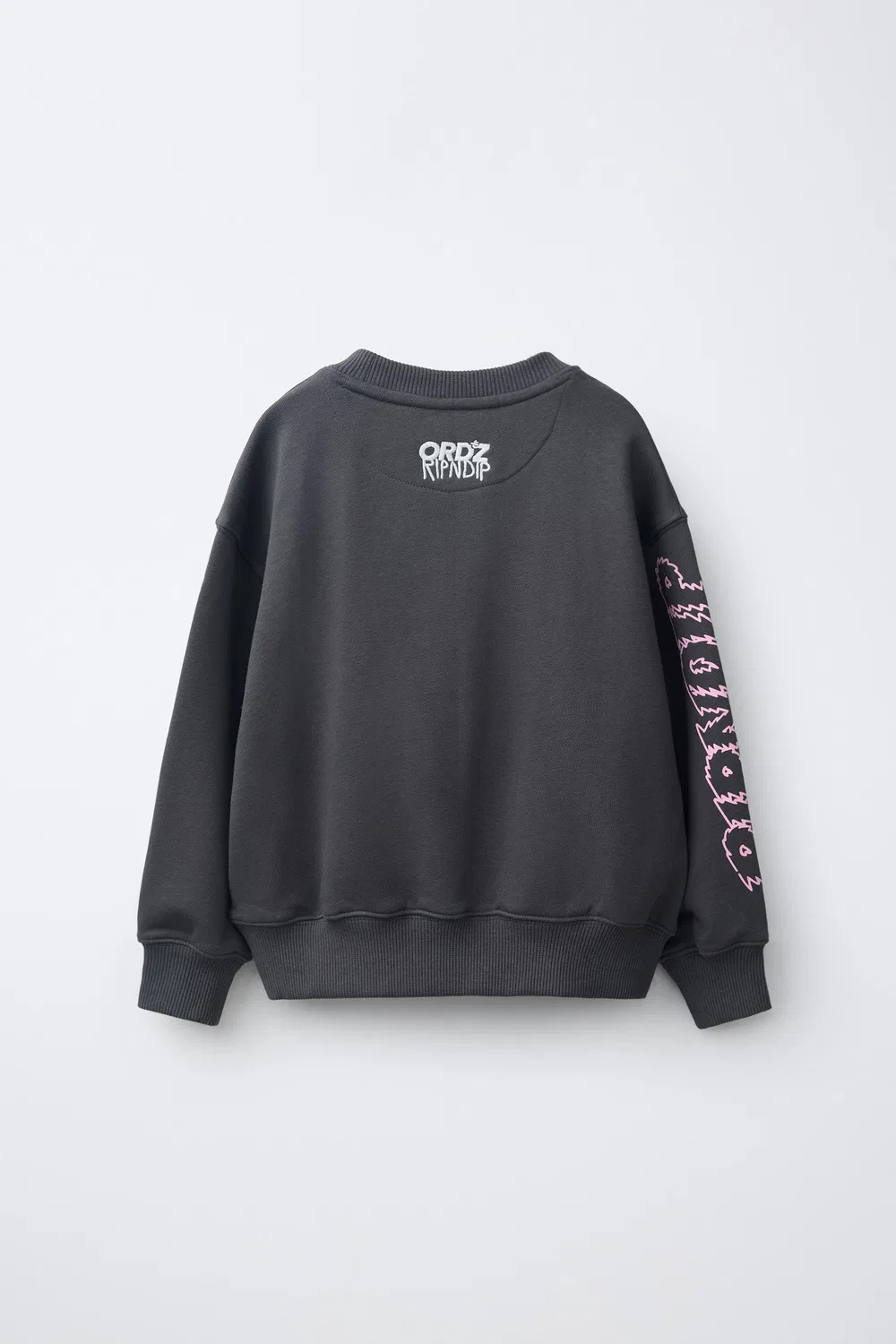 RIPNDIP X ZARA Детская толстовка с логотипом, Anthracite grey — фото 2