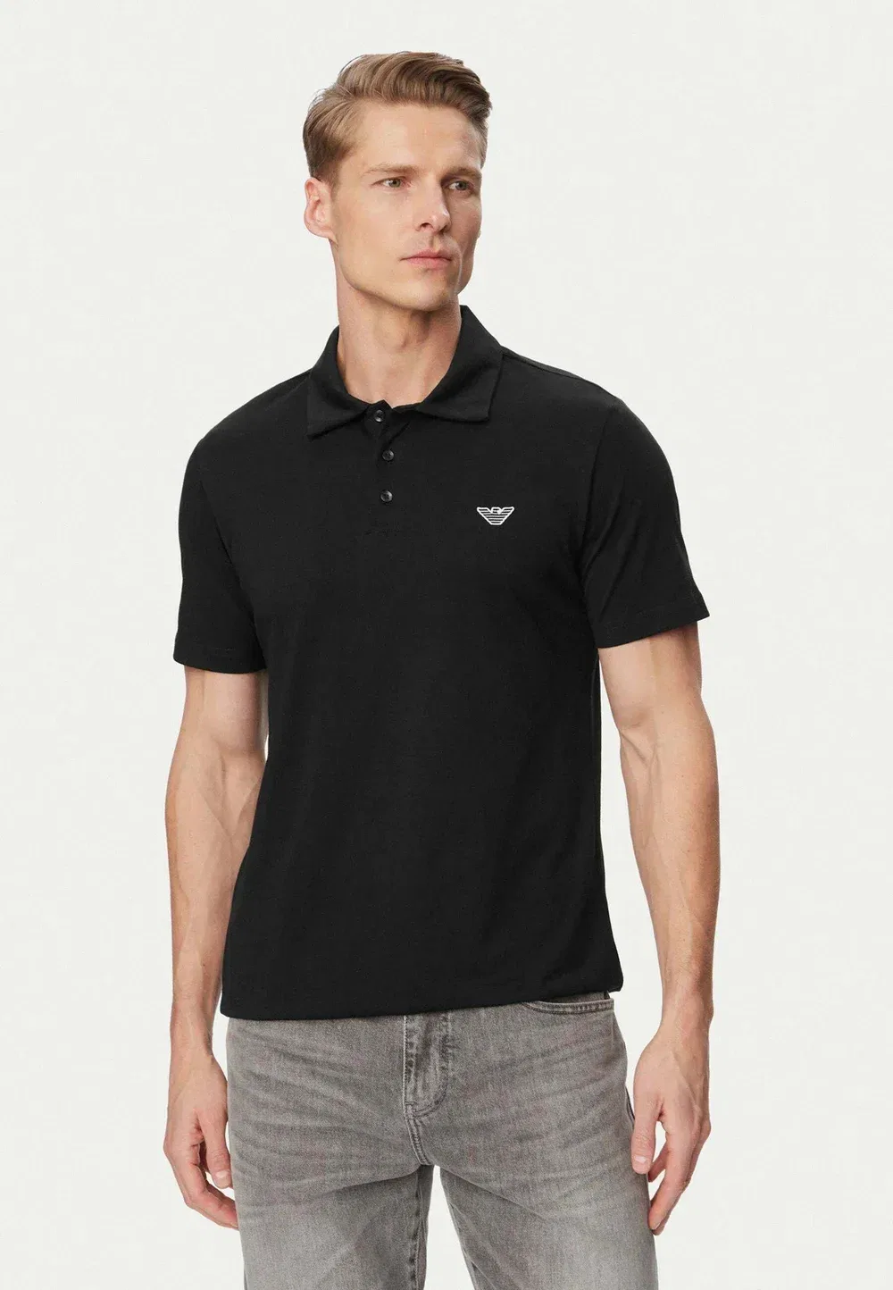 Polo uomo - рубашка поло Emporio Armani, Nero