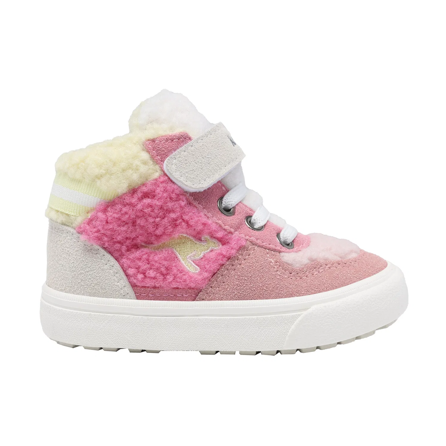 Детские зимние кроссовки с меховой подкладкой KangaROOS, Rose/Multi — фото 2