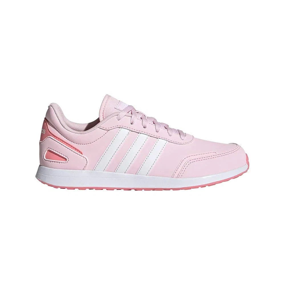 Детские кроссовки для мальчиков и девочек с липучками Vs Switch 3k Adidas, Clear Pink Ftwr White Super Pop — фото 2