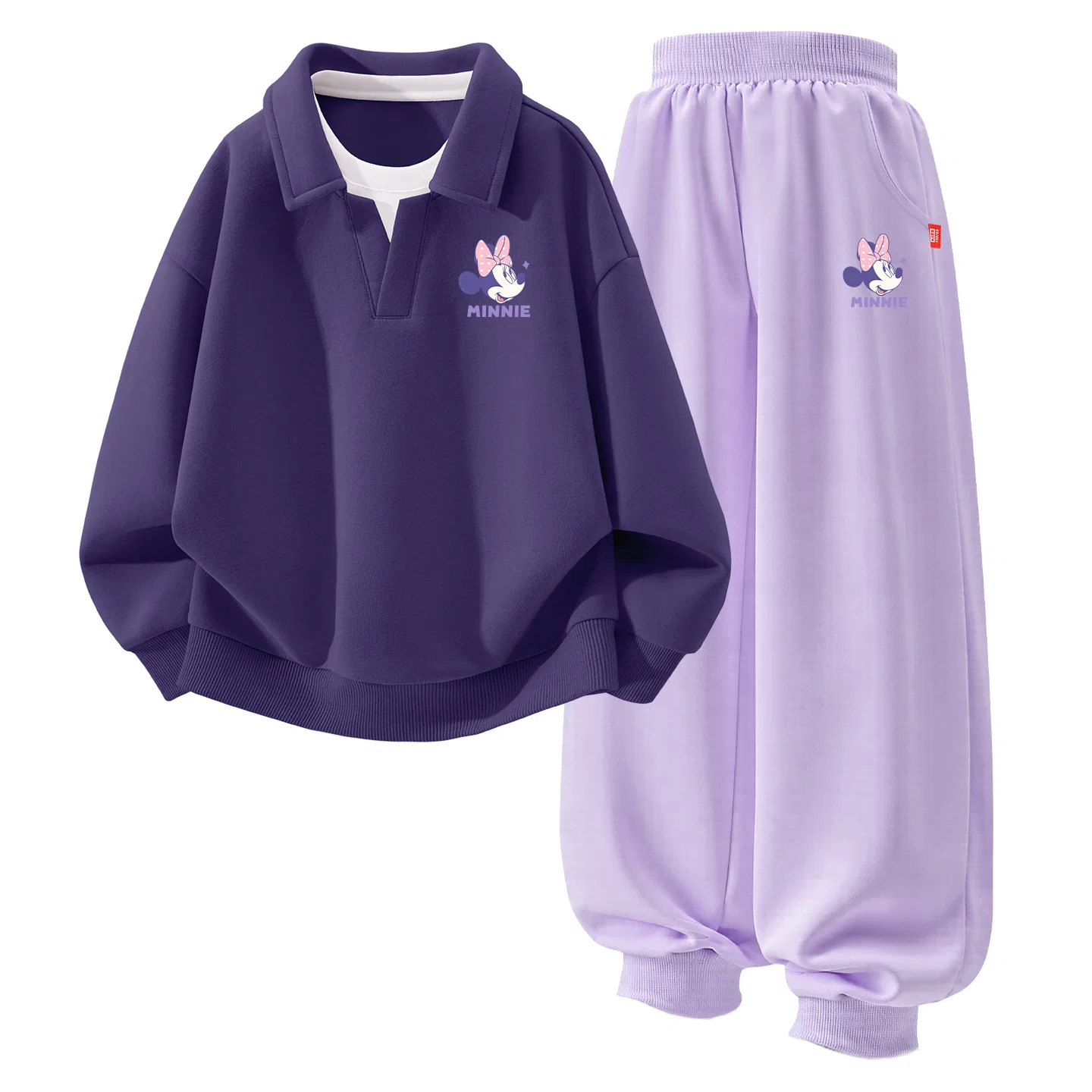 Детский спортивный комплект с поло-воротником Dini Knot K Pulse Purple+Dini Knot K Taro Purple, Disney, Dini Knot K Pulse Purple+Dini Knot K Taro Purple