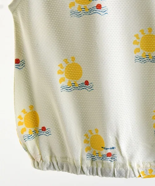 Детский комплект для девочек без рукавов Sunshine Mesh moimoln, Yellow — фото 4