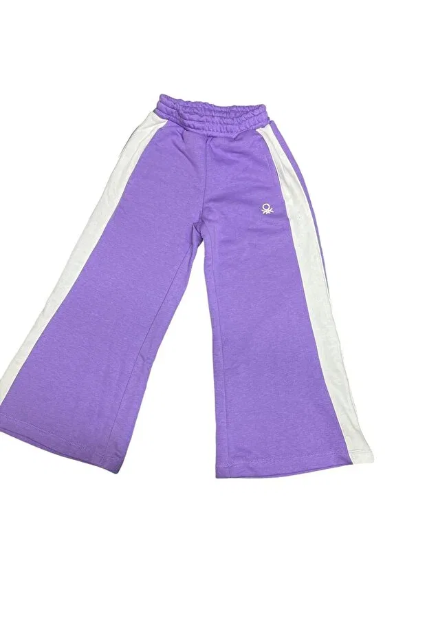 Детские спортивные штаны для девочек без карманов Benetton, Purple