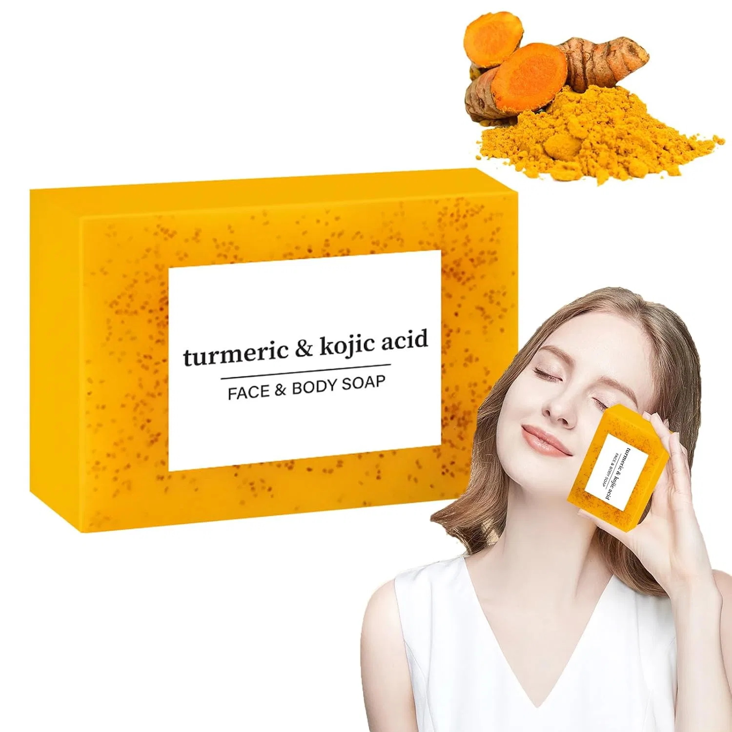 Мыло Turmeric And Kojic Acid Soap, 100 г, A Generisch