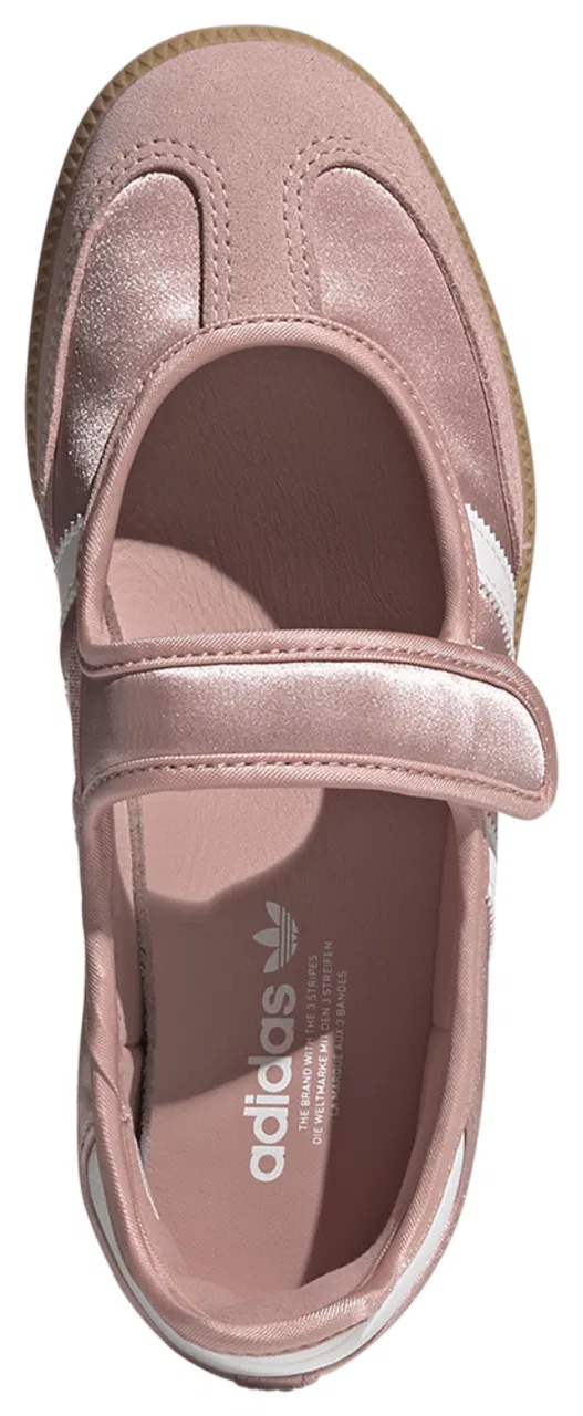 Женские кроссовки Samba Jane Adidas, цвет Footwear White/Wonder Mauve/Gum — фото 4