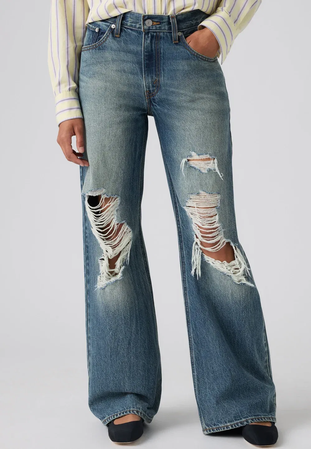 Свободные ботинки - расклешенные джинсы Levi'S, Well Ventilated