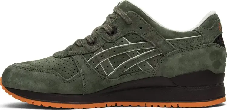 Кроссовки ronnie fieg x gel lyte 3 mij 'mossad' Asics, зеленый — фото 4