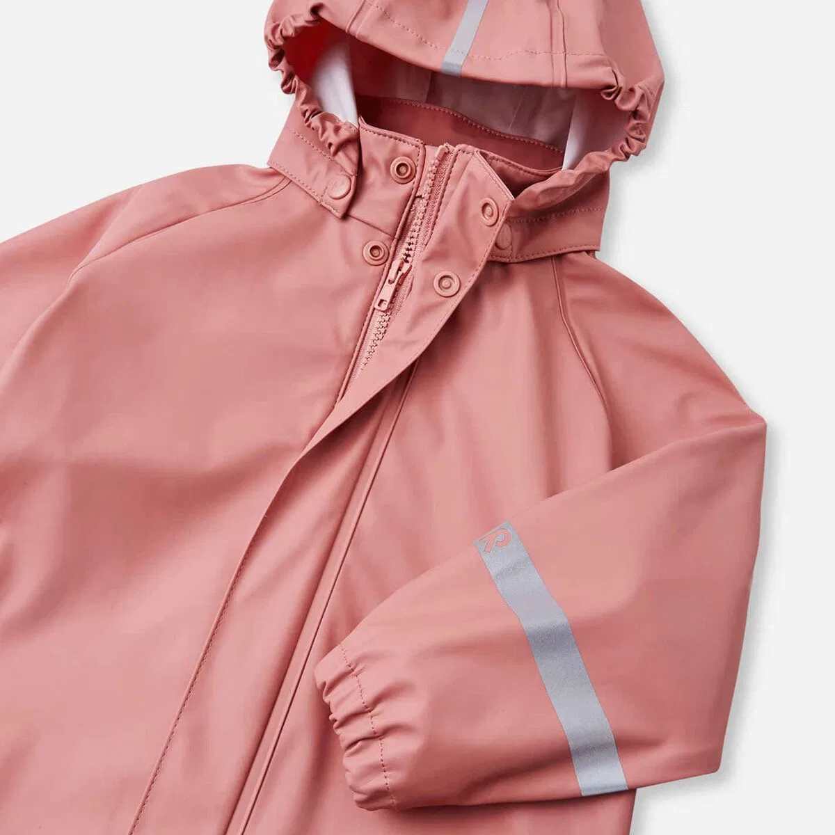 Детский дождевик с капюшоном Lampi Raincoat Reima, Rose Blush — фото 3