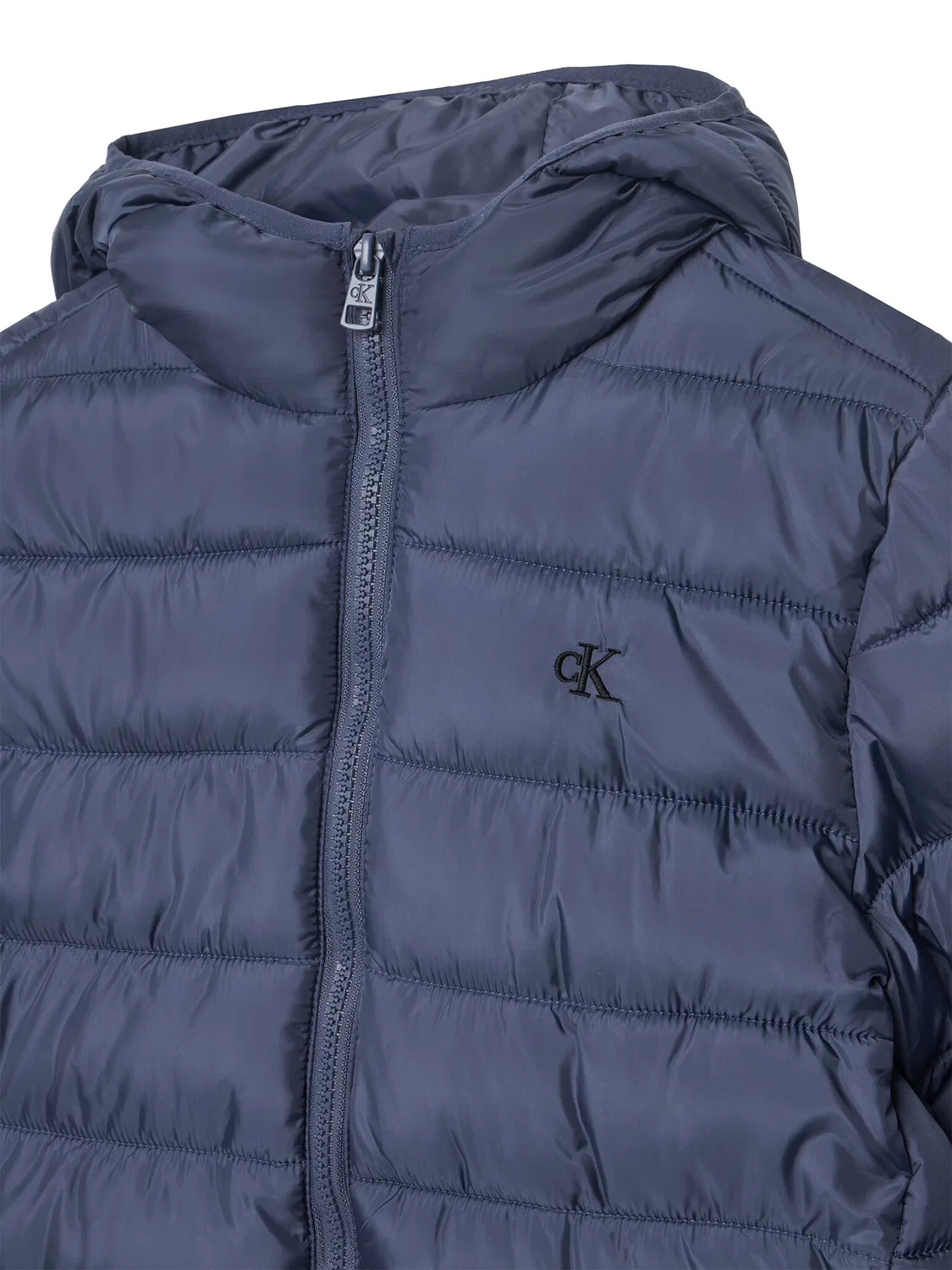 Демисезонная куртка стандартного кроя для мальчика Ck Monogram Calvin Klein Jeans, темно-синий — фото 3