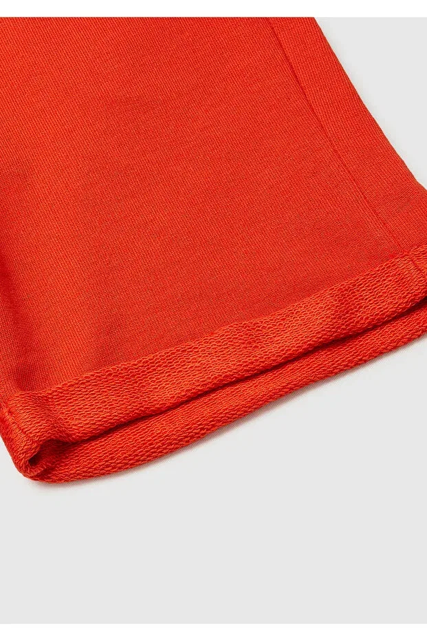 Детские шорты для мальчиков хлопковые United Colors Of Benetton, Red — фото 3