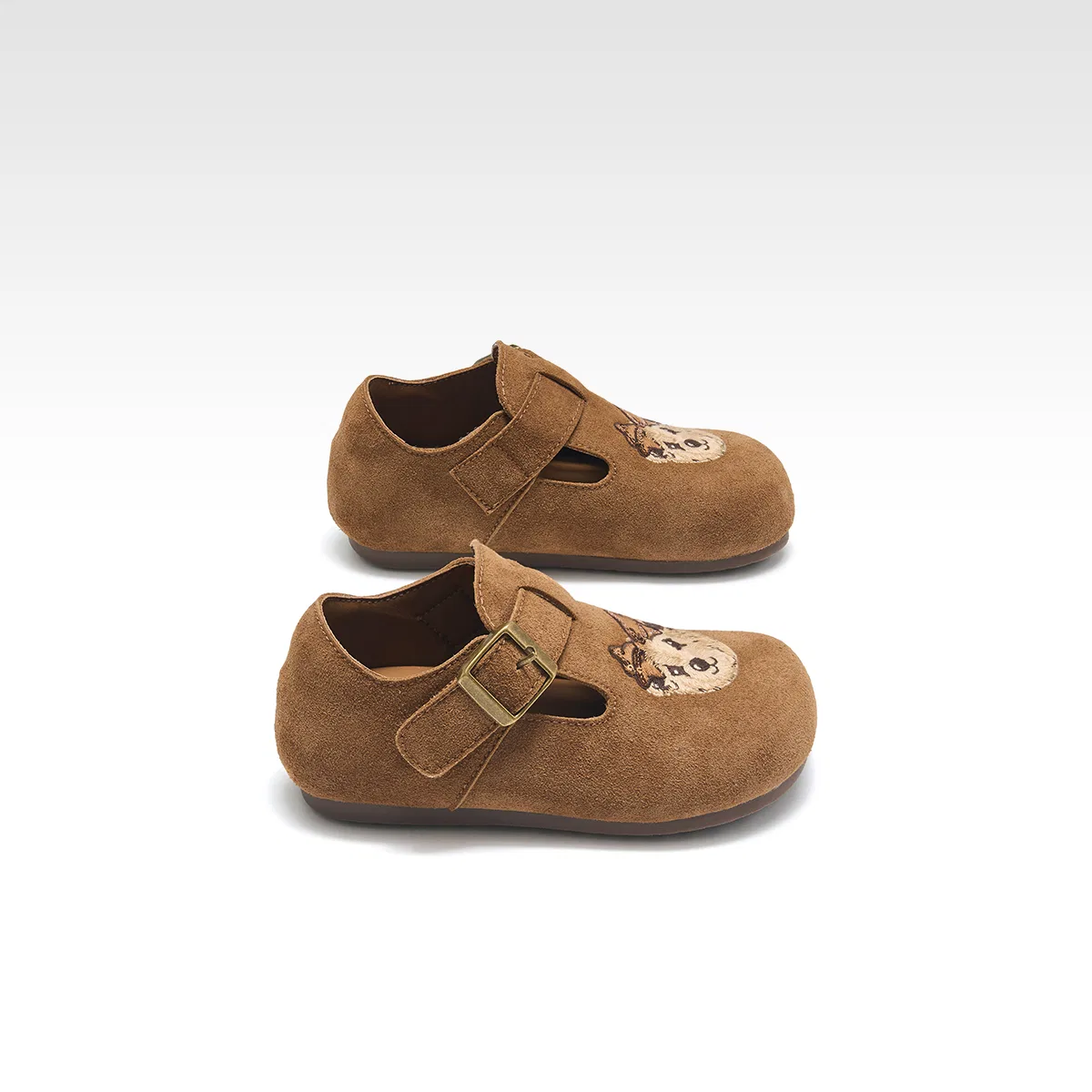 Детские повседневные кроссовки из микрофибры Teenie Weenie, Brown — фото 4