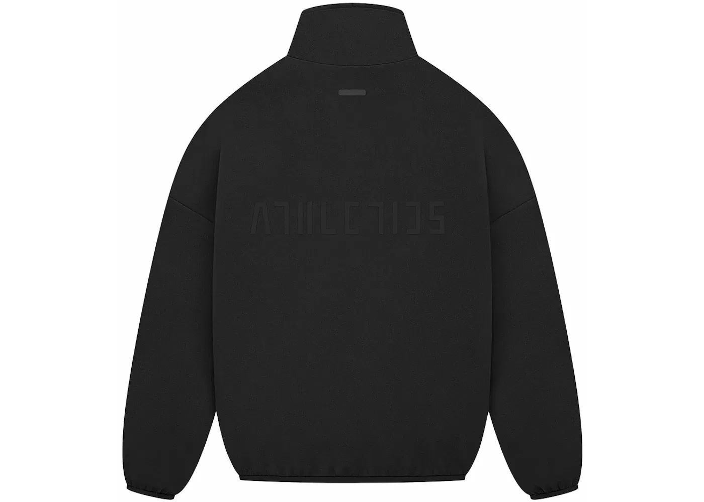 Мужская куртка из замши и флиса с молнией Fear of God Athletics, Black — фото 2